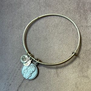 SILVER DISNEY SNOW WHITE ALEX AND ANI BRACELET